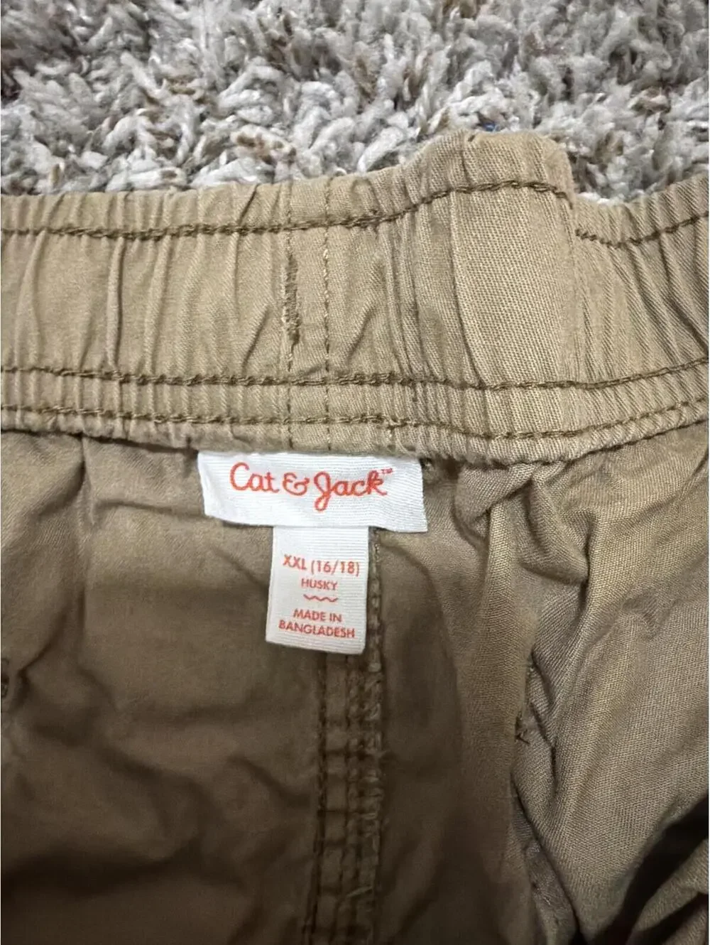 Cat & Jack kids Boys Khaki Shorts XXL Husky